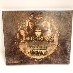 Brand NEW Sealed LOTR Lord of the Rings Collectors Box Set 8x10 Posters Series 1